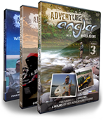 Photo of the Adventure Angler DVD case