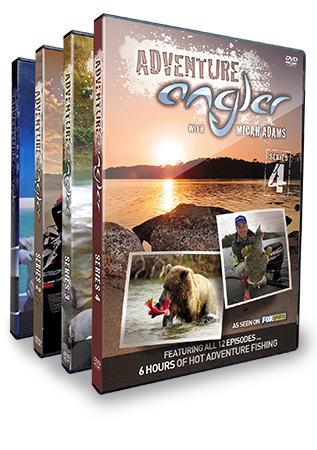 Photo of the Adventure Angler DVD case